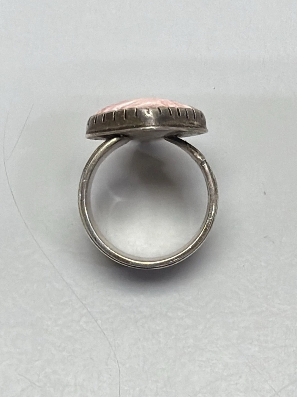 VTG Roderick Tenorio x Carolyn Pollack Silver Rhodochrosite Ring 9.25 XRF 94.3% - Picture 9 of 13